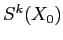 $S^k(X_0)$